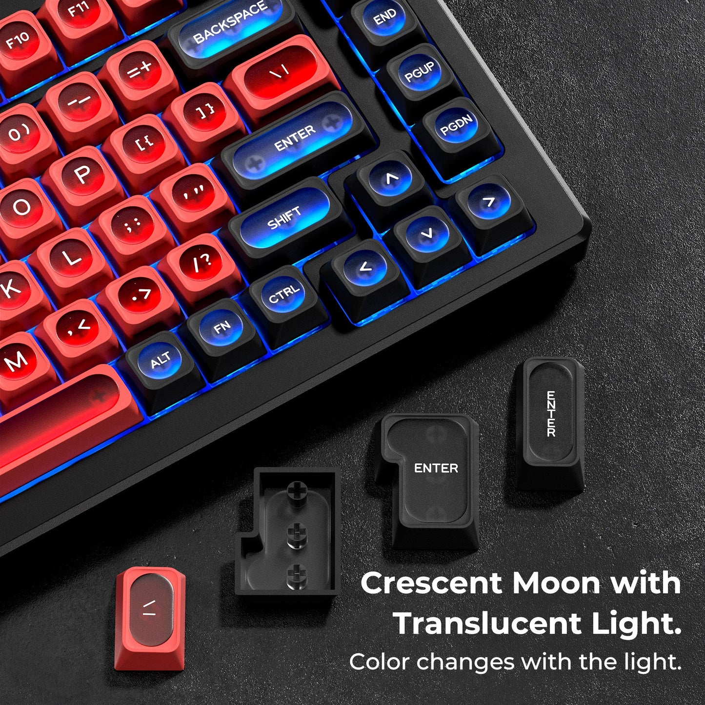 XVX Cats eye MAX Profile Dye-Sub PBT Keycap Set 136-Key