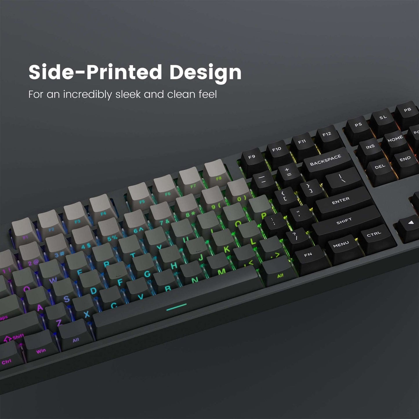 XVX Gradient Series 136-Key Side-Printed OEM Profile Keycap
