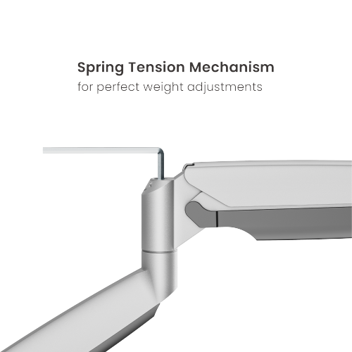 Ergonomic Mechanical Spring Monitor Arm (17"-45") With Clamp