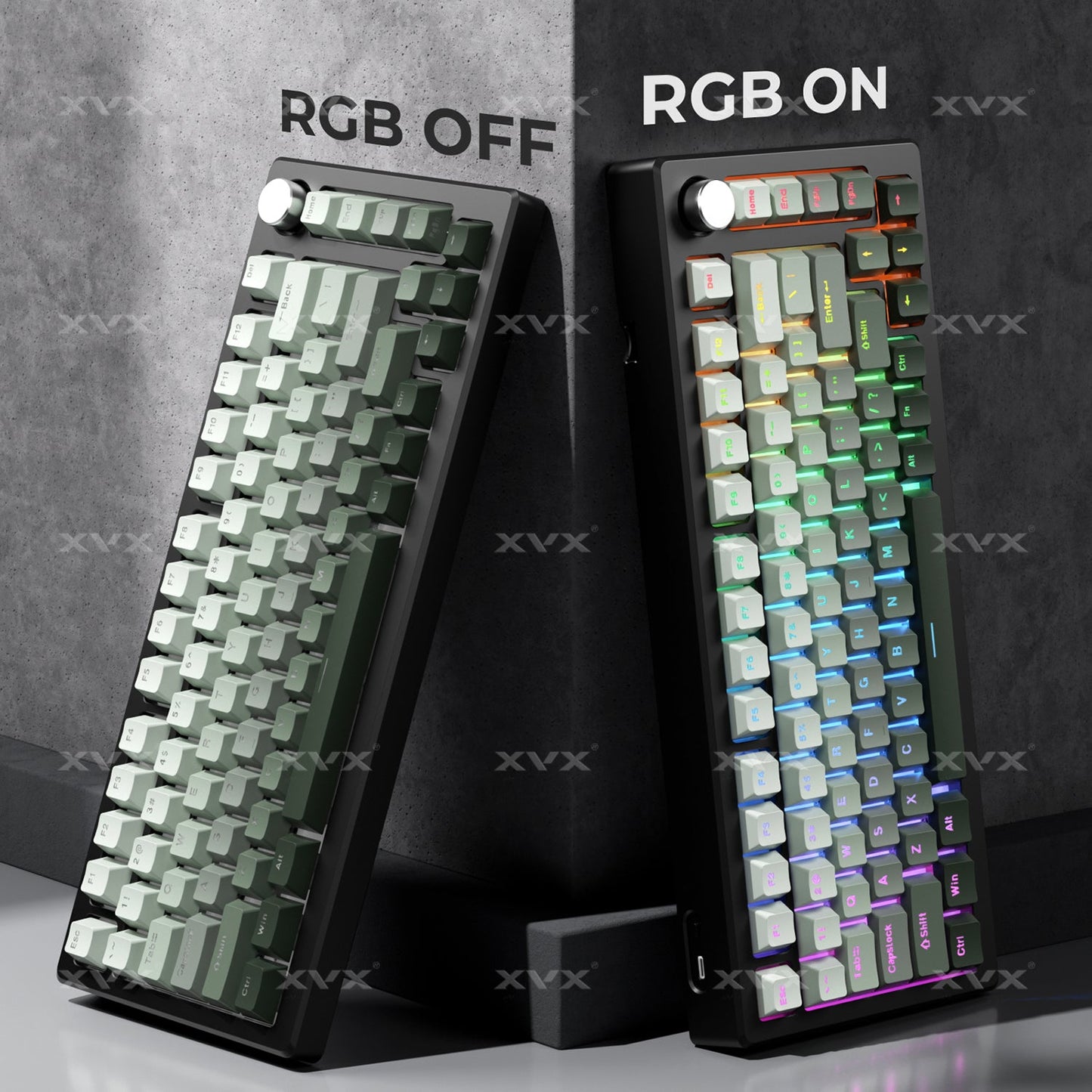 Gradient Series XVX Shine-Through Double-Shot OEM Profile PBT Keycap 134-key