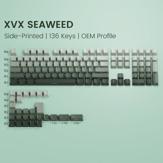 XVX Sea-Grass Green Gadient Side-Lit Keycap