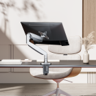 Ergonomic Mechanical Spring Monitor Arm (17"-45") With Clamp