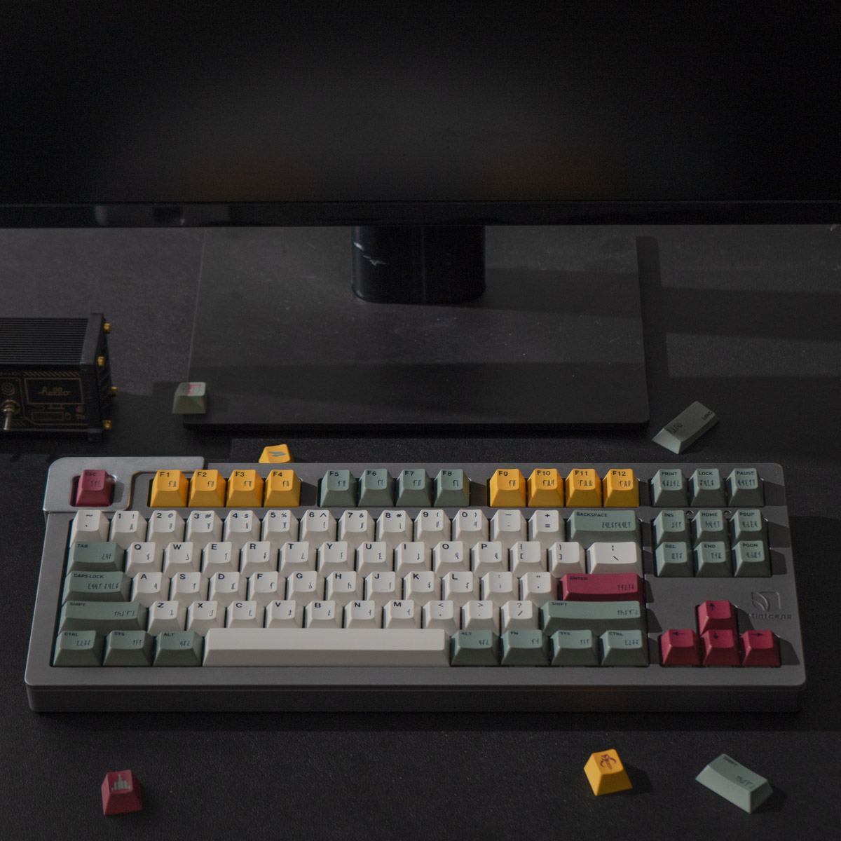 StarWars Boba Fett-GMK Inspired PBT Keycap Set