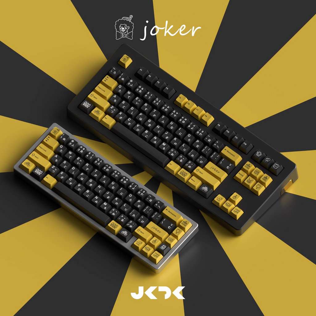 JKDK Joker PBT Keycaps – 143 Keys, Dye-Sub