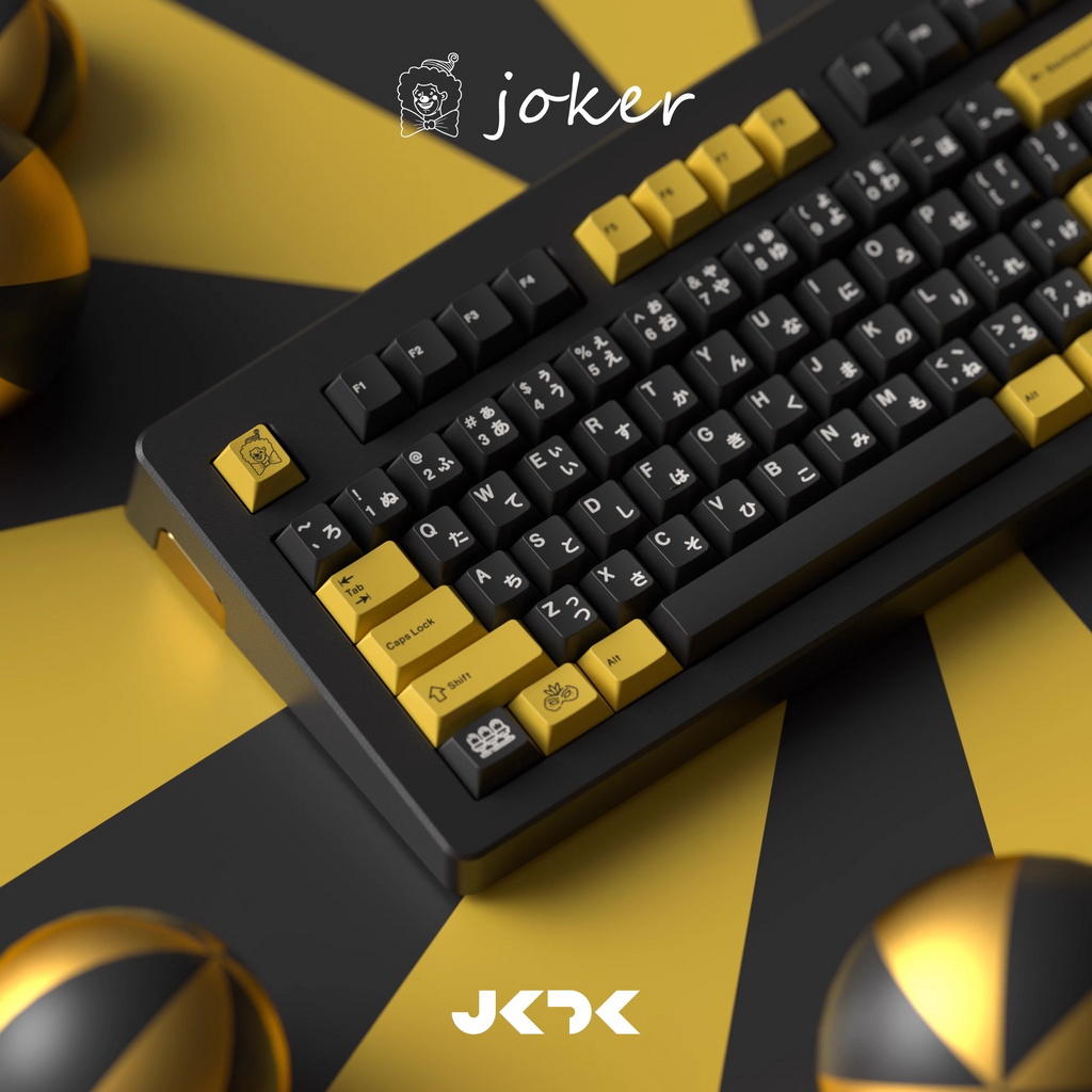 JKDK Joker PBT Keycaps – 143 Keys, Dye-Sub