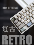 JKDK Retro PBT Keycaps