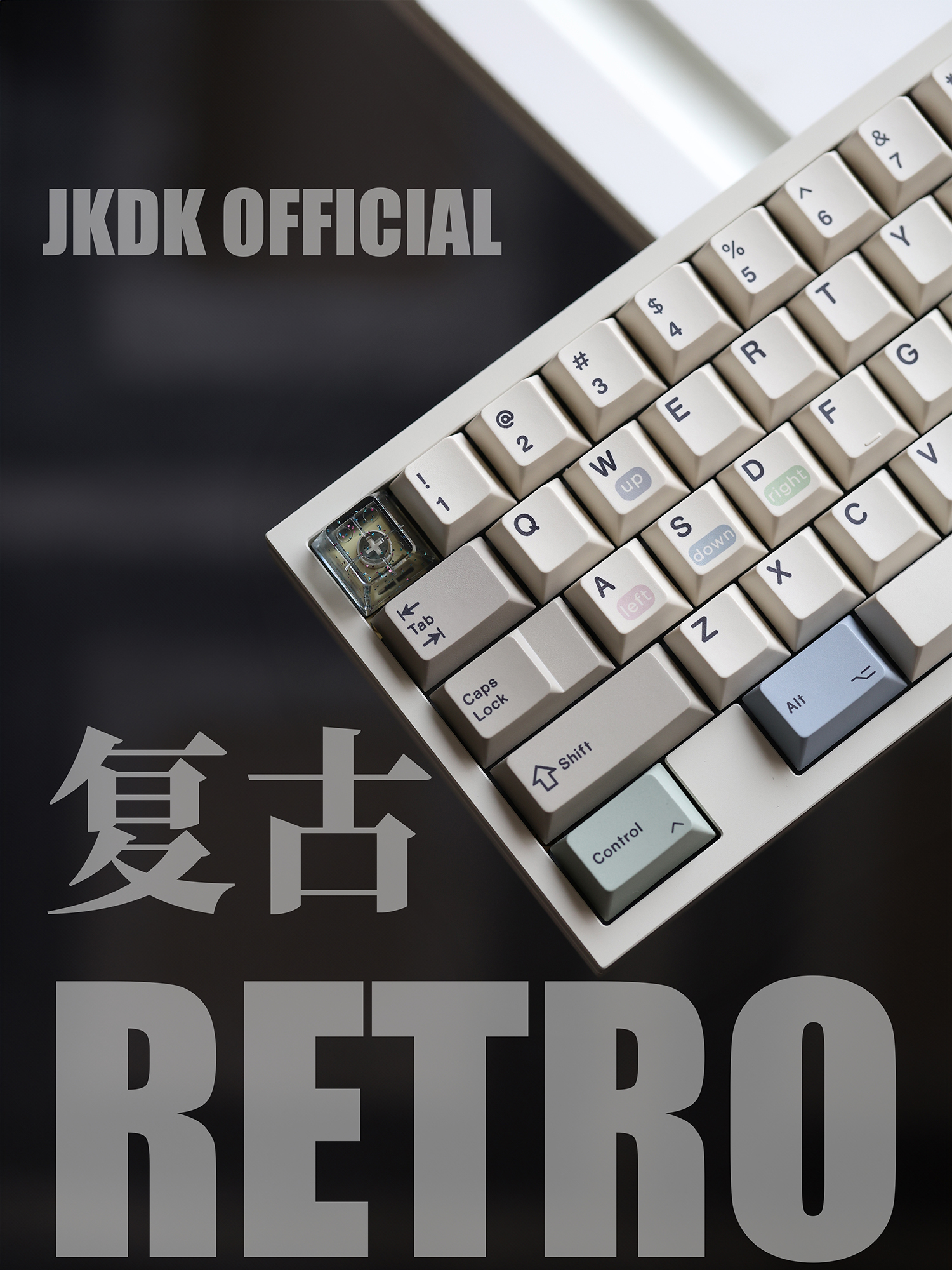 JKDK Retro PBT Keycaps