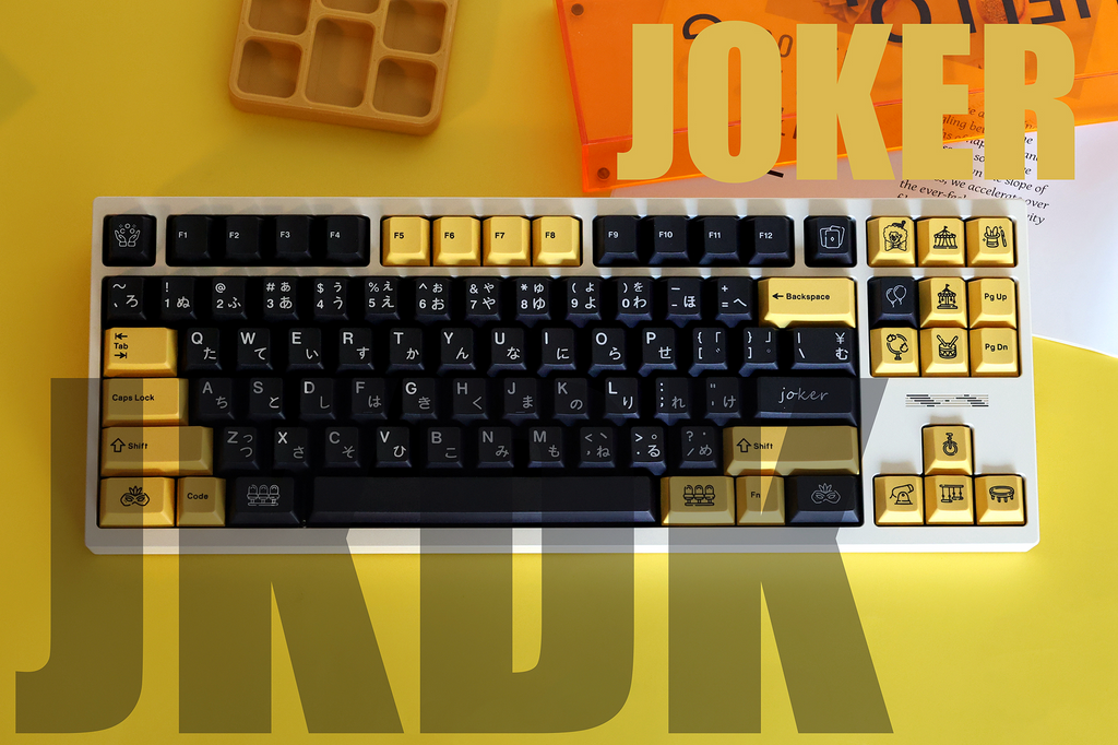 JKDK Joker PBT Keycaps – 143 Keys, Dye-Sub