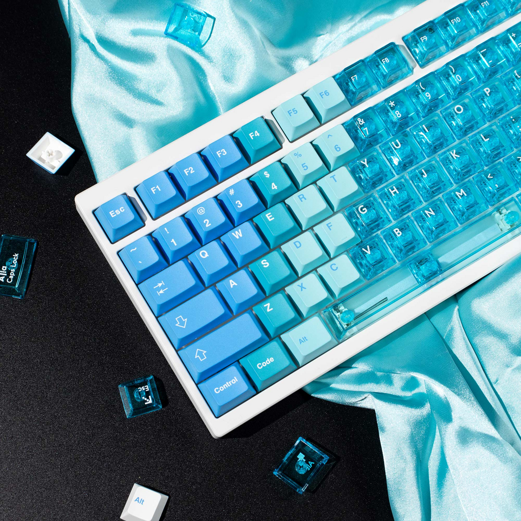 Hawaii Snow Mountain R2 Keycaps – PBT & PC (207 Keys)