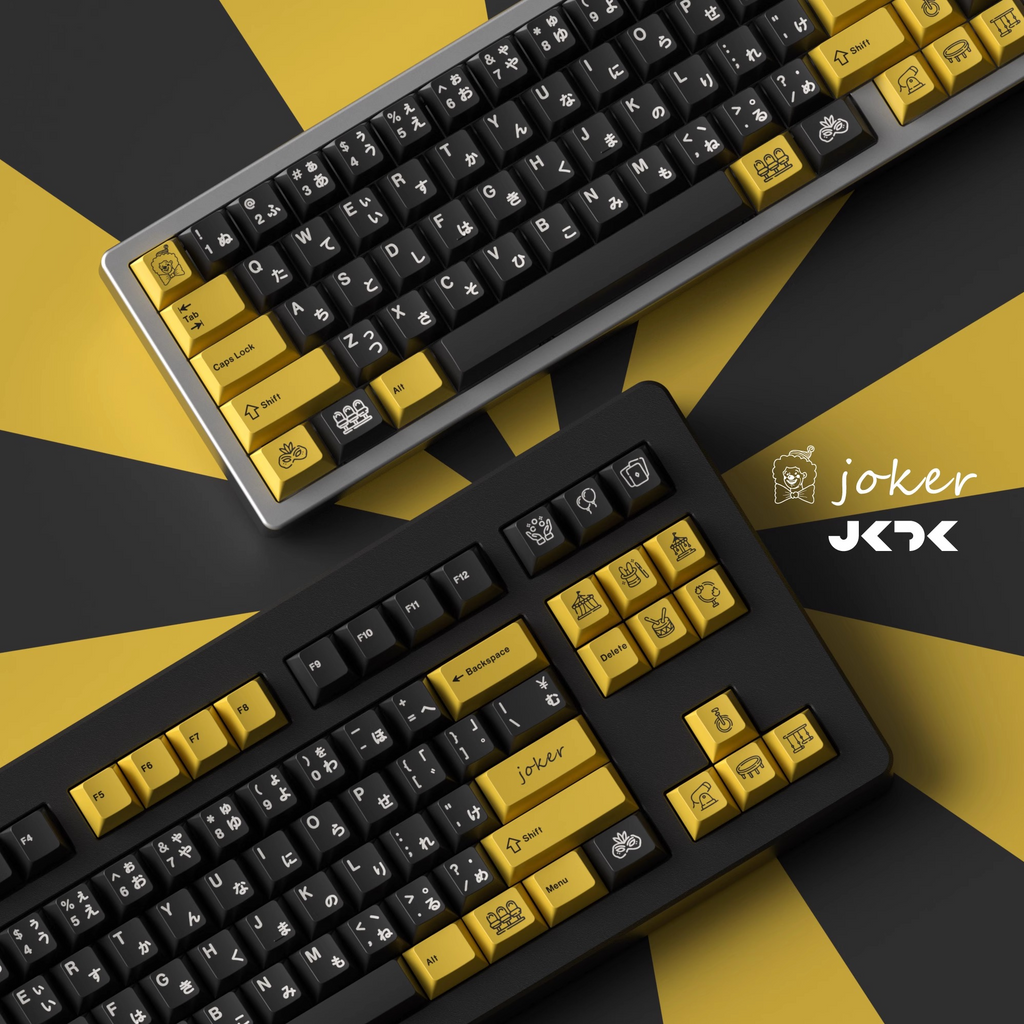 JKDK Joker PBT Keycaps – 143 Keys, Dye-Sub
