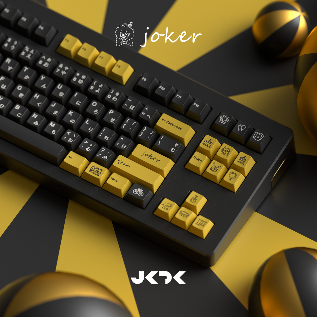 JKDK Joker PBT Keycaps – 143 Keys, Dye-Sub