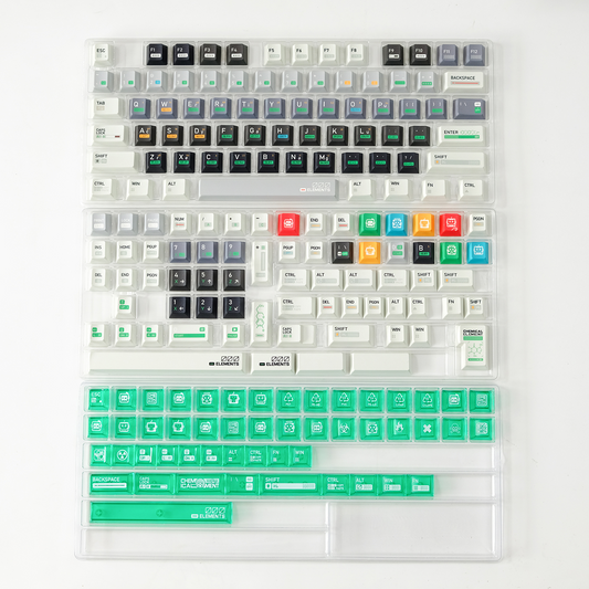 Chemistry 003 Keycap Set - 193 Keys Mixed PBT & PC Cherry Profile