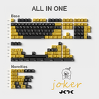 JKDK Joker PBT Keycaps – 143 Keys, Dye-Sub